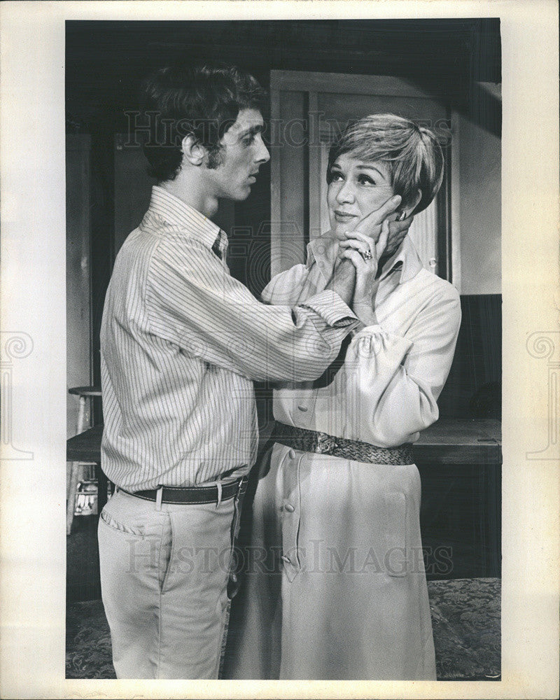 1970 Press Photo Kipp Osborne and Eve Arden in Butterflies Are Free - Historic Images