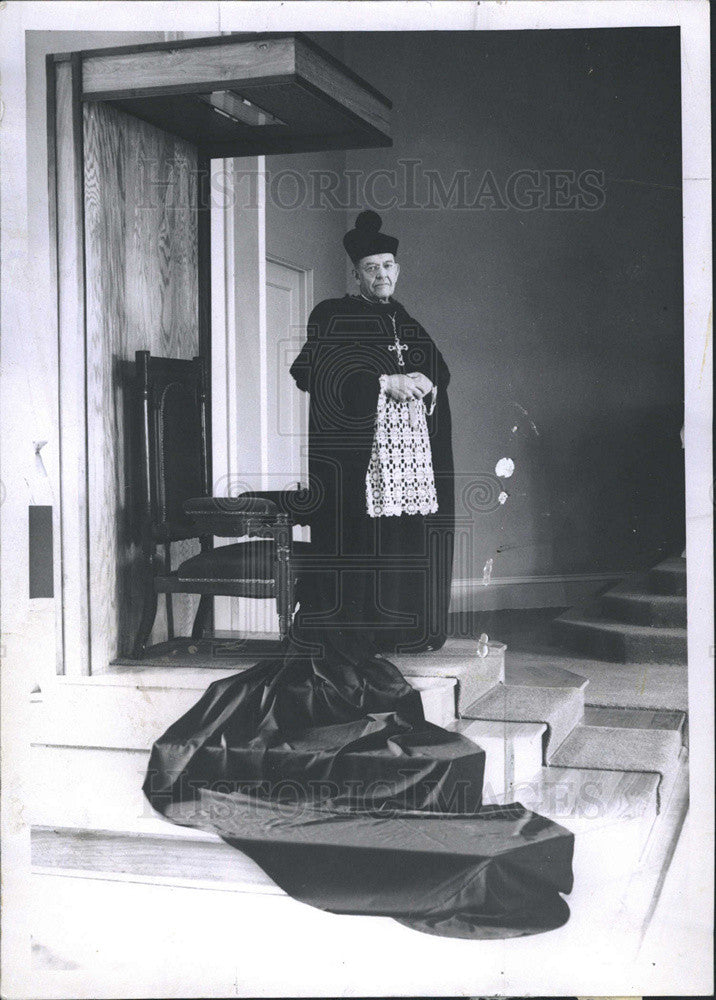 1951 Press Photo Abbot Ambrose Ondrak - Historic Images