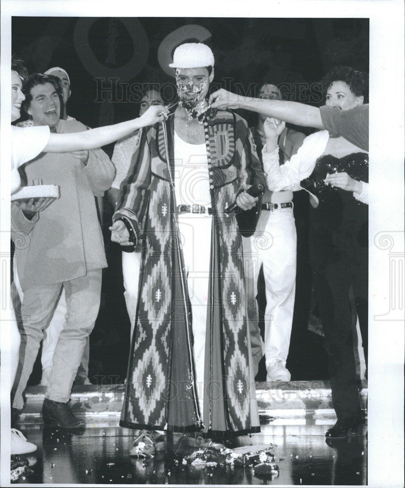 1993 Press Photo Donny Osmond in Joseph and Amazing Technicolor Dreamcoat - Historic Images