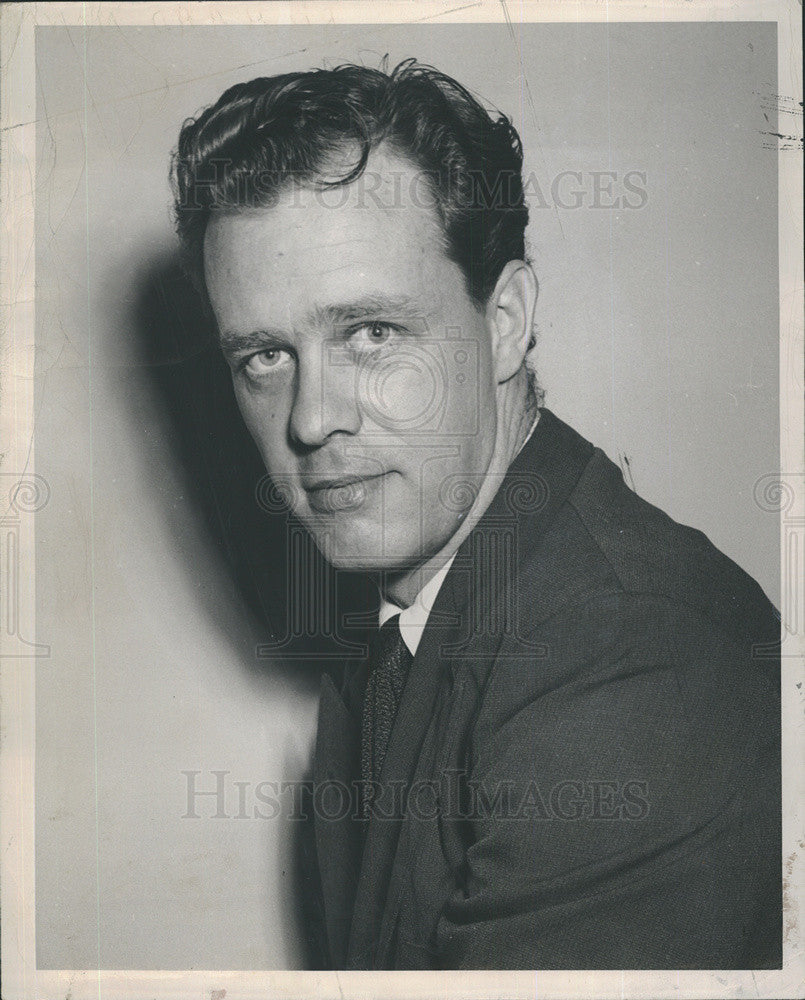 1947 Press Photo Richard Monroe. - Historic Images