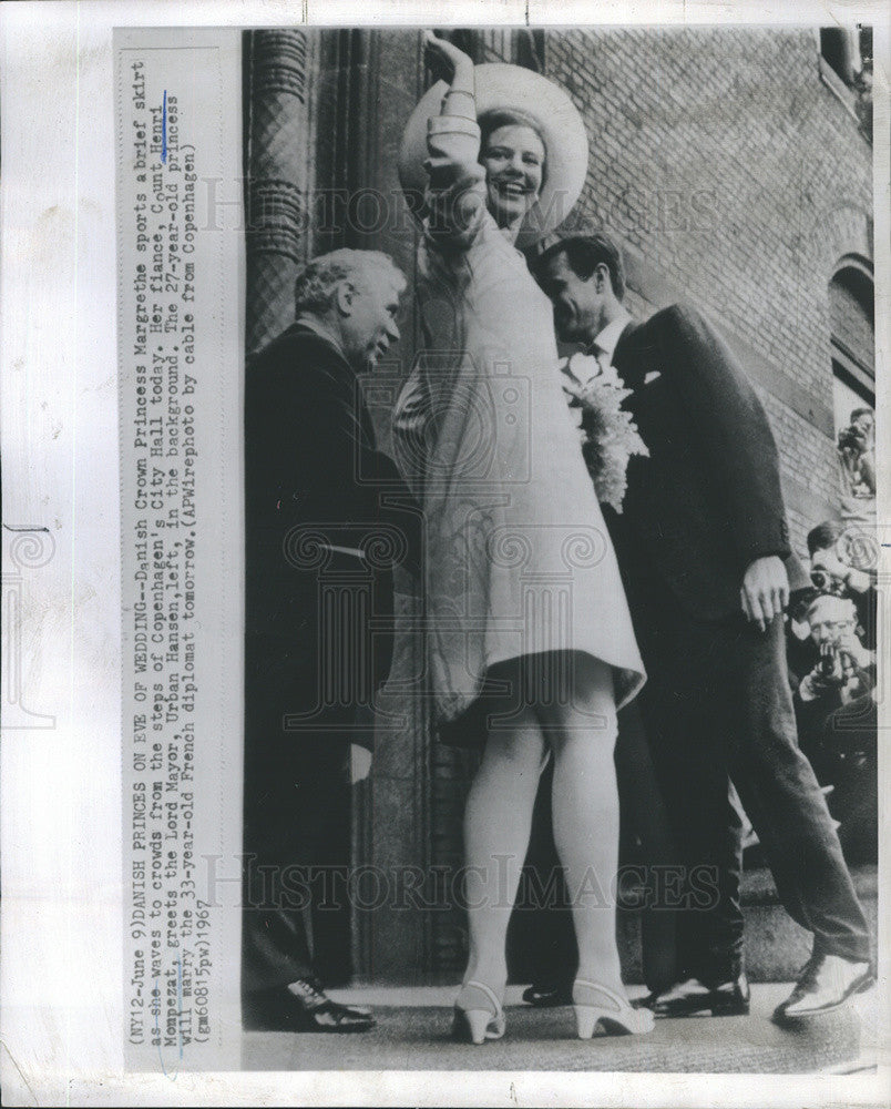 1967 Press Photo Princess Margrethe. - Historic Images