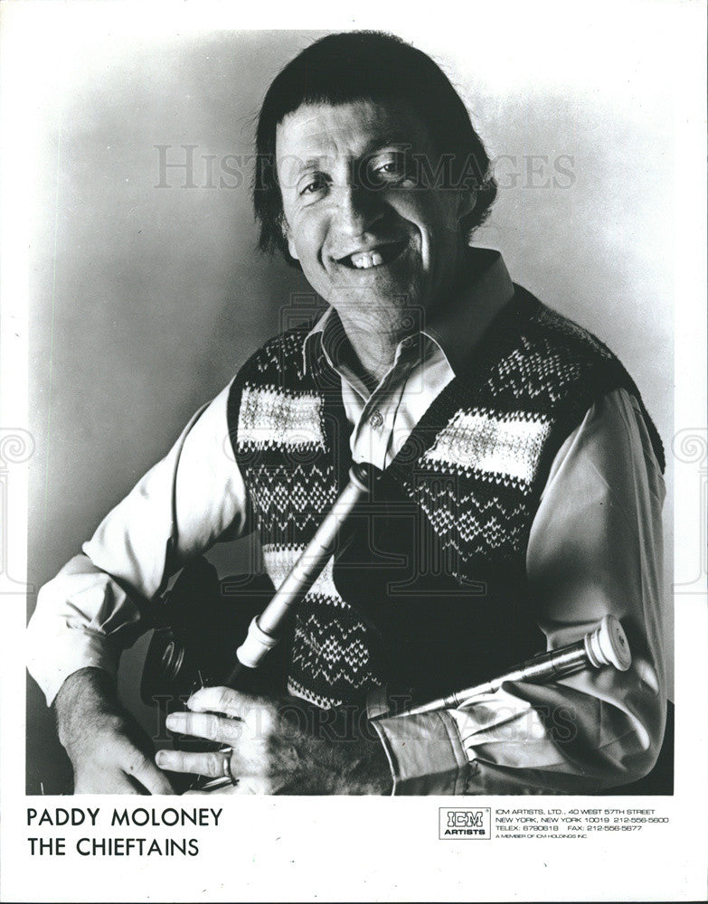 1995 Press Photo Paddy Moloney The Chiefttains - Historic Images