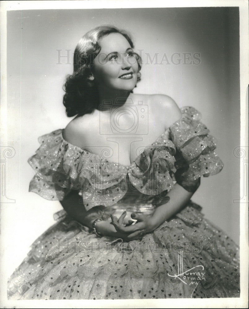 1941 Press Photo Lucy Monroe American Jubilee - Historic Images