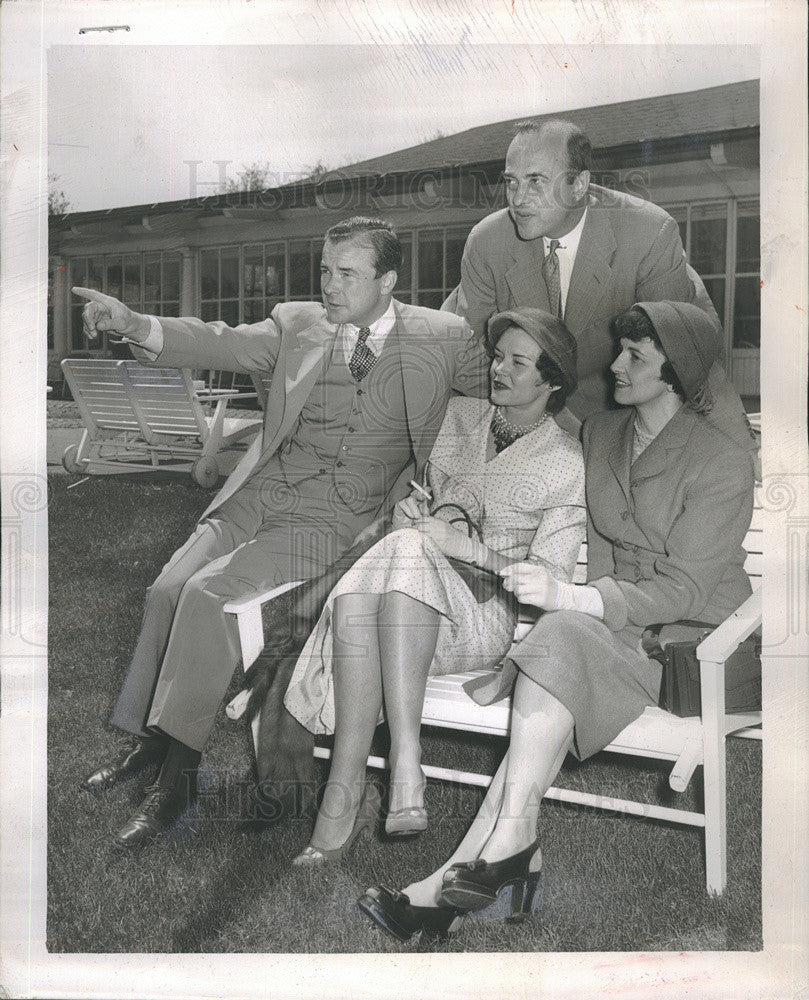 1950 Press Photo Ted Mohlman Polo George McHenry - Historic Images