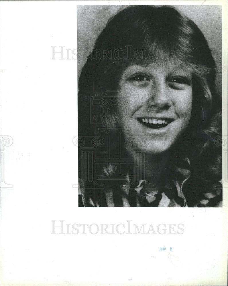 1983 Press Photo Jennifer Monte missing teenager found bound gagged neighbors - Historic Images