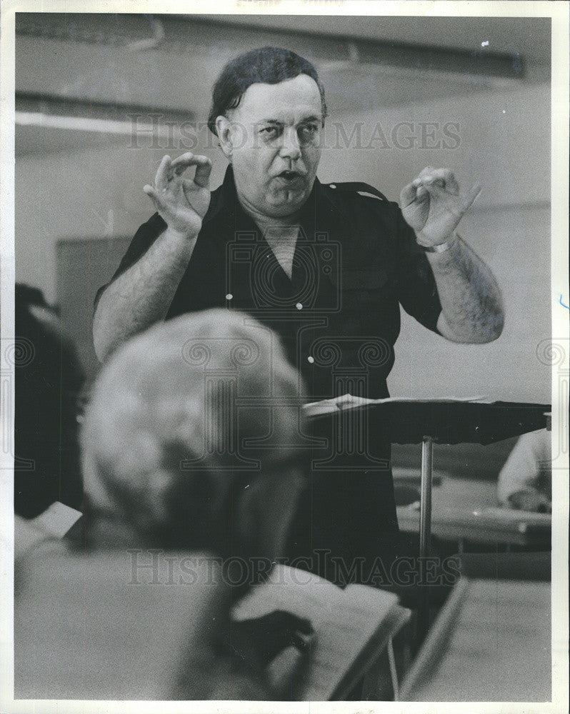 1982 Press Photo Organist Richard Proulx Conductor Holy Name Cathedral Chicago - Historic Images