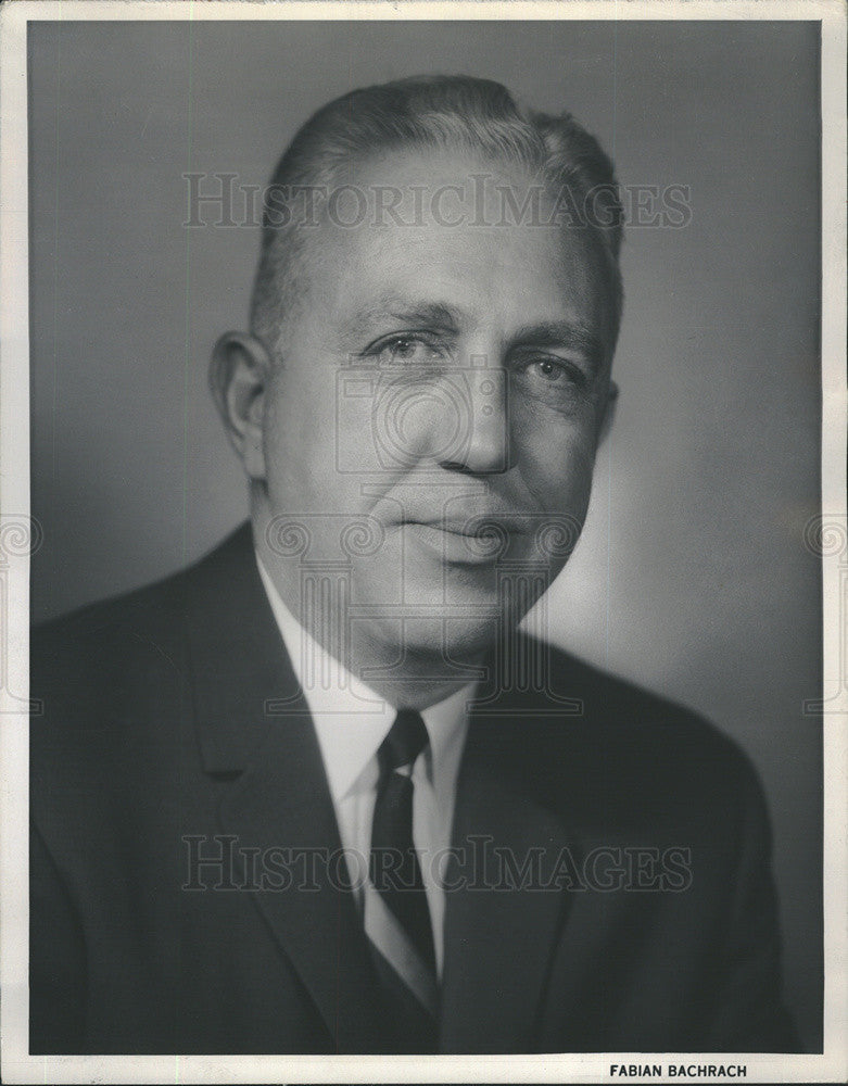 1968 Press Photo Frank G. Price President La Salle National Bank Chicago - Historic Images