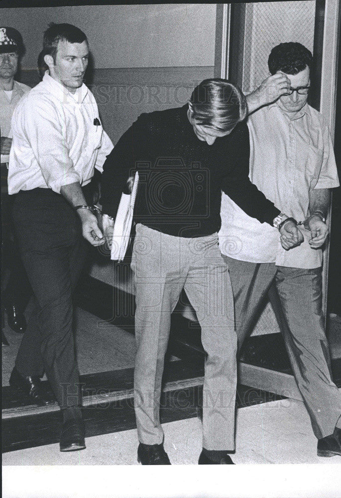 1969 Press Photo Gregory Price George Price George Price Jr. Arrested Gambling - Historic Images