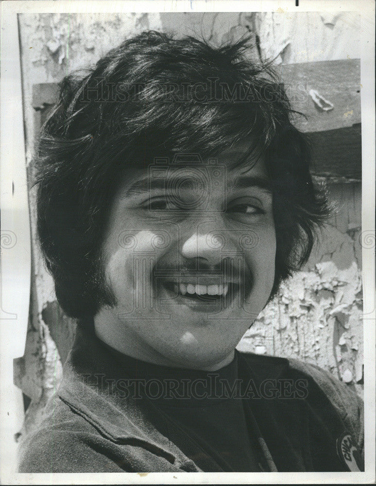 1974 Press Photo Freddie Prinze Actor &quot;Chico &amp; the Man&quot; NBC TV Comedian Smiling - Historic Images