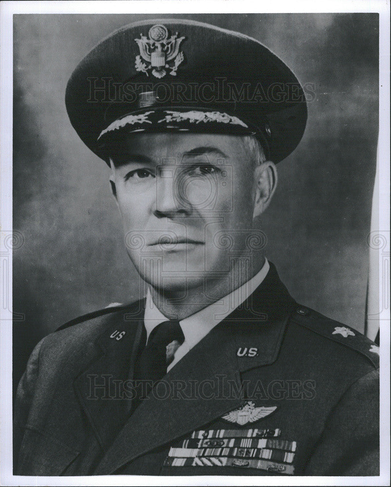 1962 Press Photo Major Gen M.A. Preston 19th Air Force - Historic Images