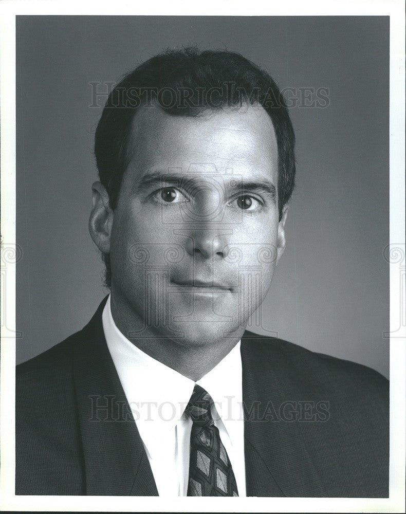 1996 Press Photo Lance Pressl, Ph.D, Civic Federation President - Historic Images