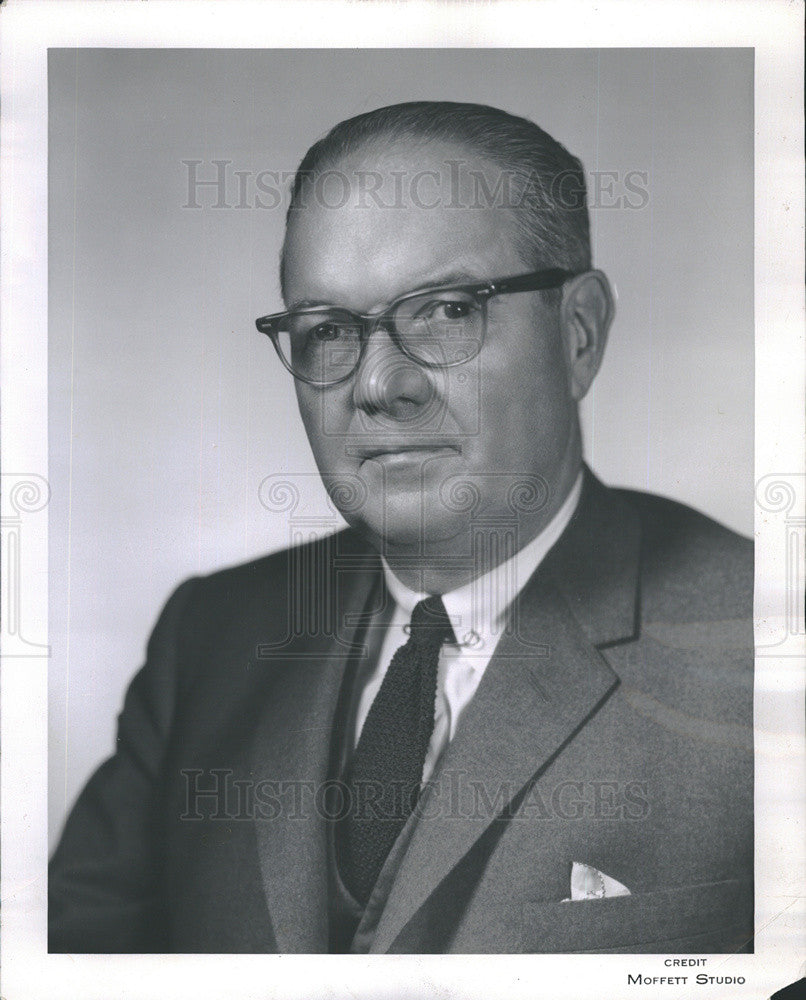 1962 Press Photo William S. Preston, Vice President of Stone and Webster - Historic Images