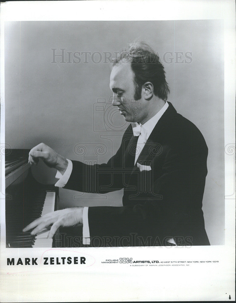 1977 Press Photo musician piano Mark Zeltser - Historic Images