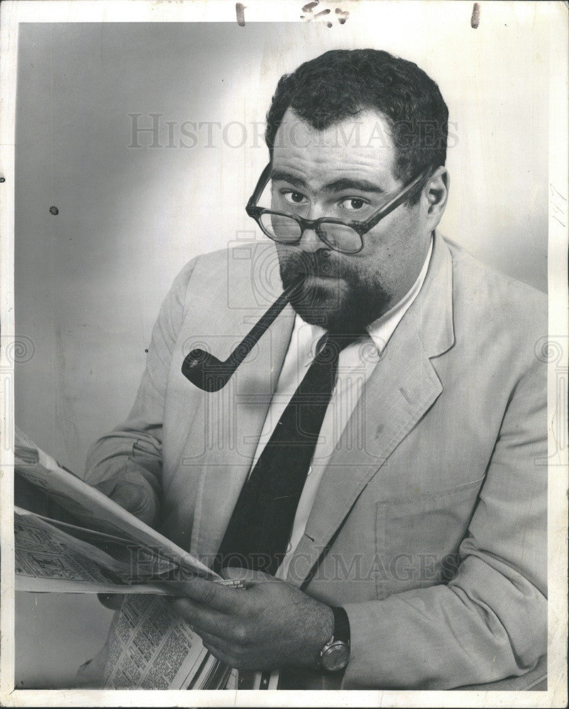 1967 Press Photo Howard Ziff, Chicago Daily News Reporter - Historic Images