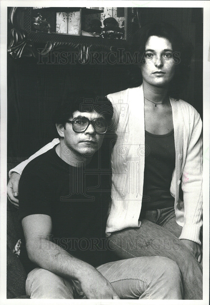 1979 Press Photo Former Truck Driver Ross Pagano With Wife Joyce Oak Park - Historic Images