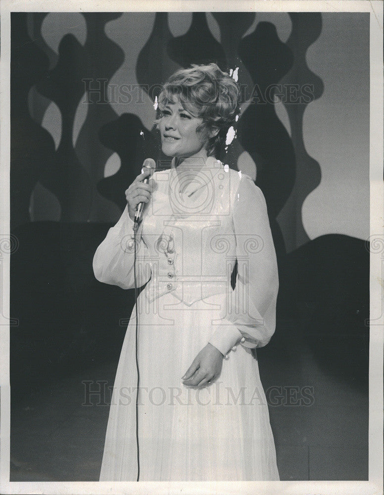 1970 Press Photo Patti Page Singer Ed Sullivan Show - Historic Images