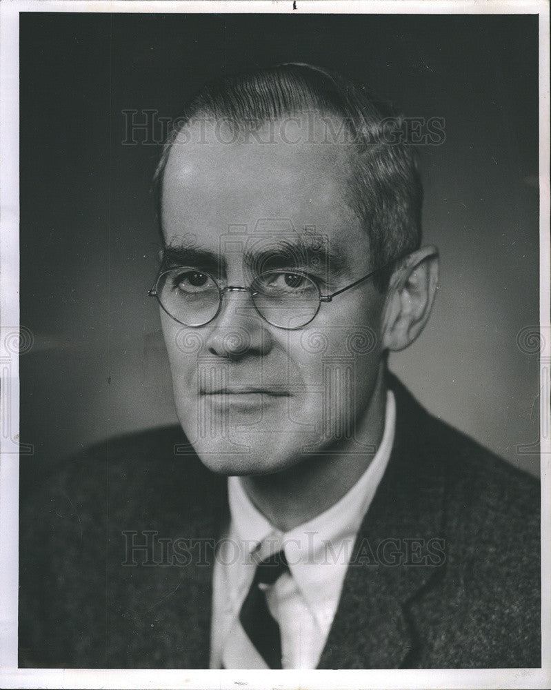 1946 Press Photo Gordon Palmer Director Palmer House Chicago Died Sarasota FL - Historic Images