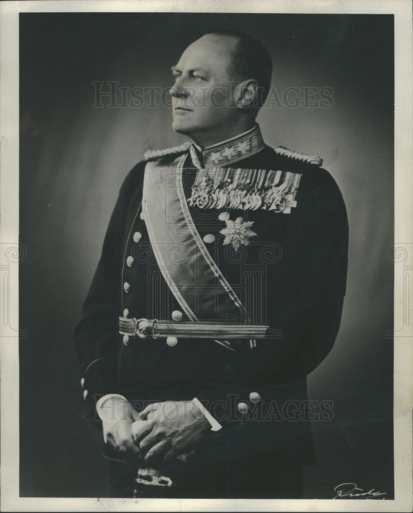 1968 Press Photo His Majesty King Olav V Norway Portrait Royalty - Historic Images