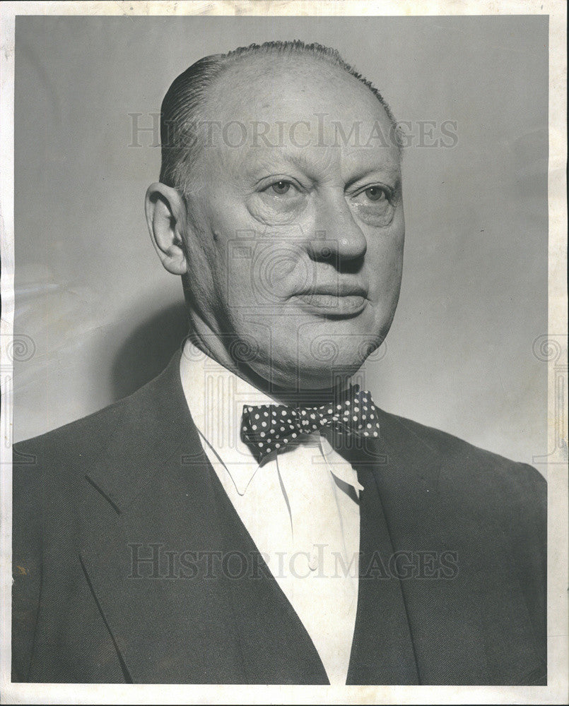 1953 Press Photo Candidate Judge Superior Court Roy Olin Republican Cook County - Historic Images