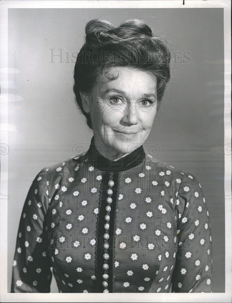 1969 Press Photo Jeannette Nolan The Virginian NBC Television - Historic Images