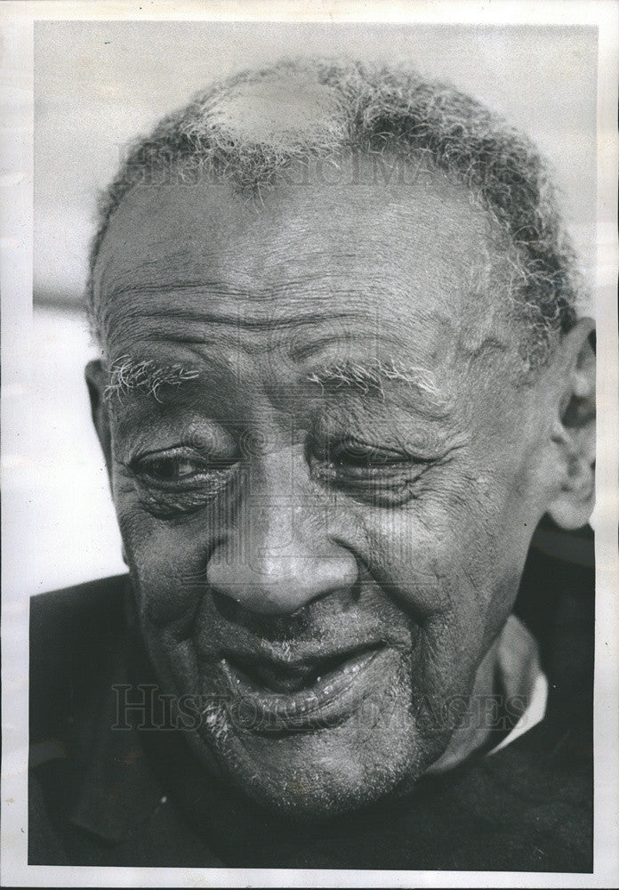 1974 Press Photo Centenarian John Miller Celebrating 109th Birthday - Historic Images