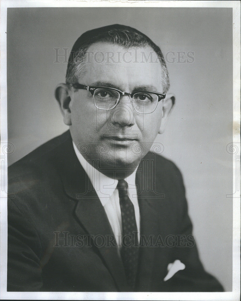 1964 Press Photo Rabbi Israel Miller President Rabbinical Council America - Historic Images