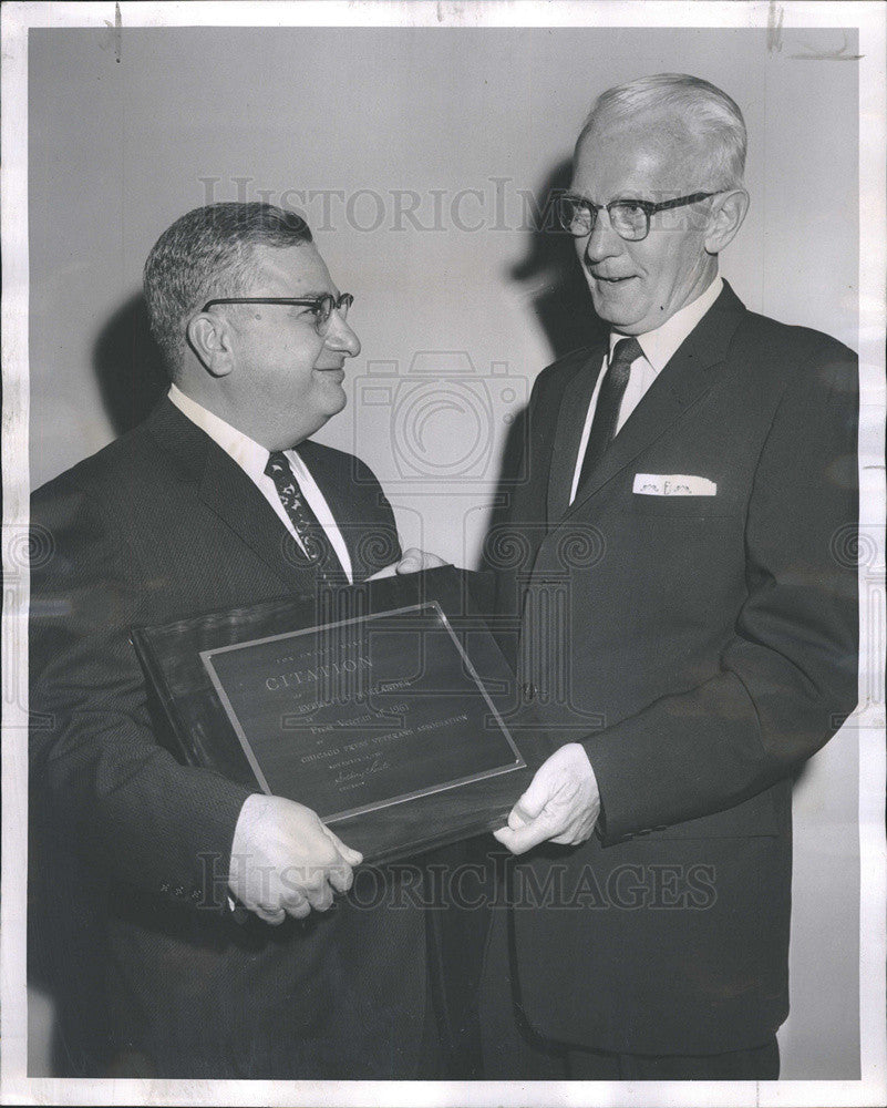 1961 Press Photo Everett C. Norlander/Retired Managing Editor Chicago Daily News - Historic Images