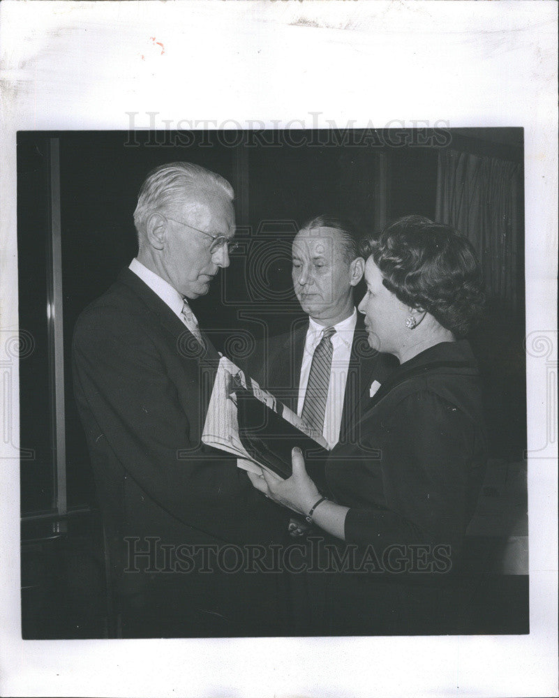 1960 Press Photo Everett Norlander, John Johnston &amp; Helen Fleming - Historic Images