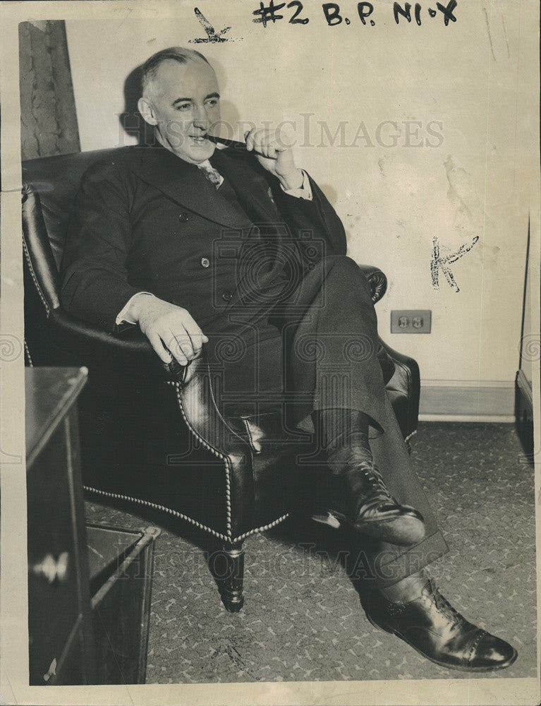 1935 Press Photo Raymond Moley/Editor Today Magazine - Historic Images