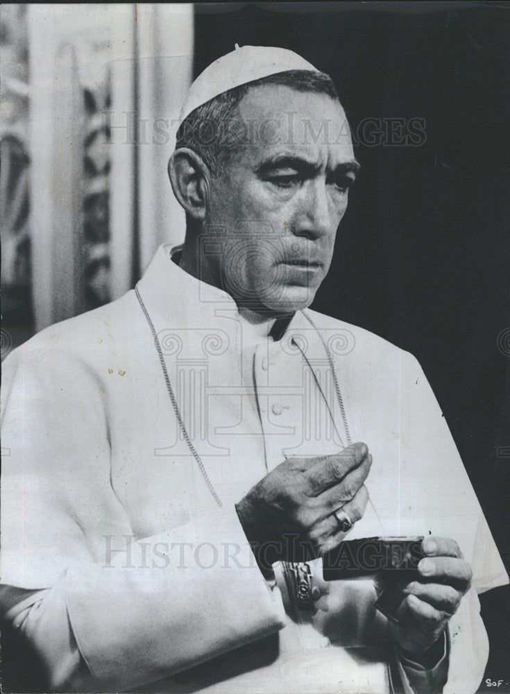 1968 Press Photo Anthony Quinn/Actor/Author/Painter - Historic Images