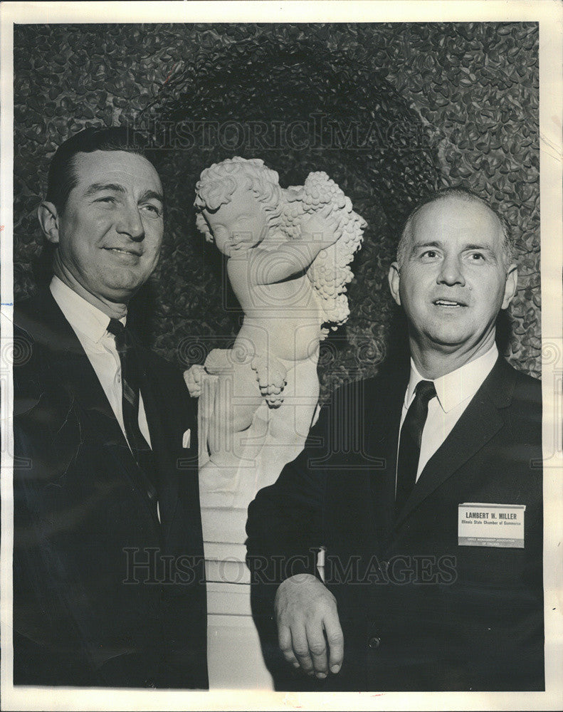 1965 Press Photo Glenn W. Ramshaw/Continental Illinois National Bank/L. Miller - Historic Images