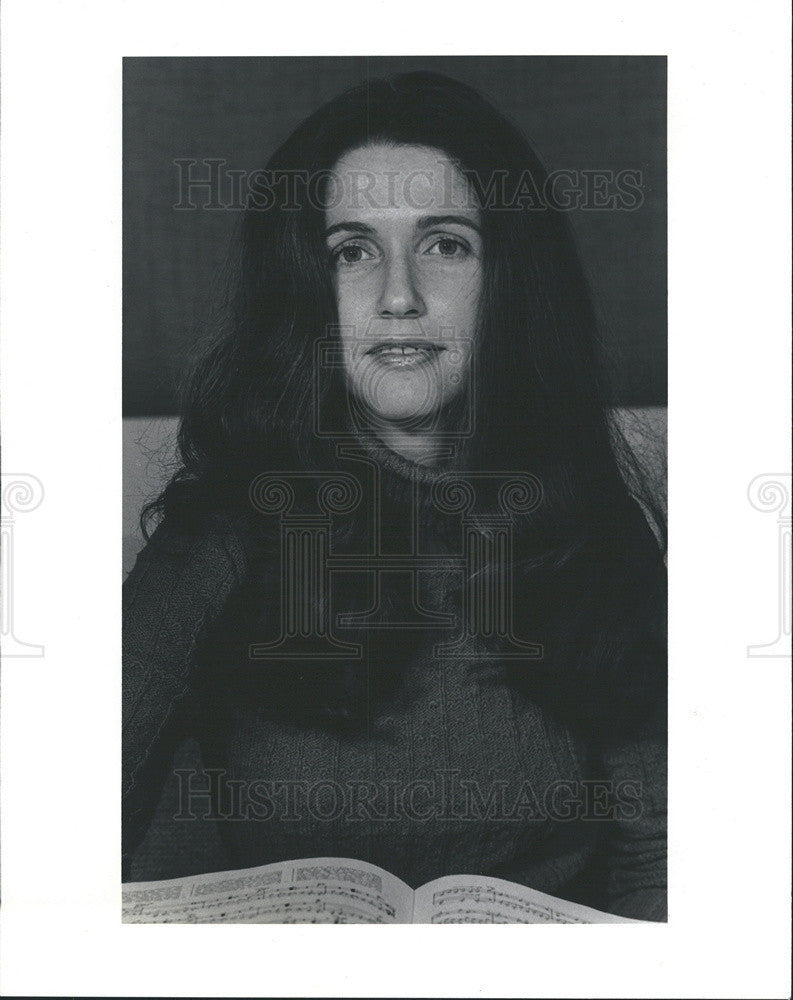 1981 Press Photo Shulamit Ran, Associate Professor, Music, Univesity Of Chicago - Historic Images