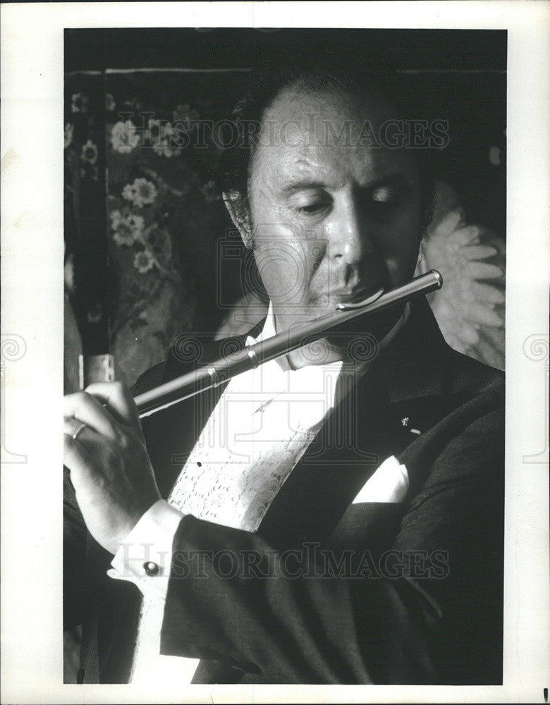 1975 Press Photo Jean-Pierre Rampal/Flutist - Historic Images