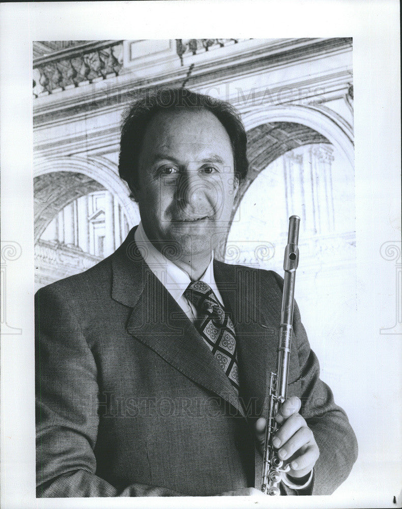 1981 Press Photo Jean-Pierre Rampal/Flutist - Historic Images