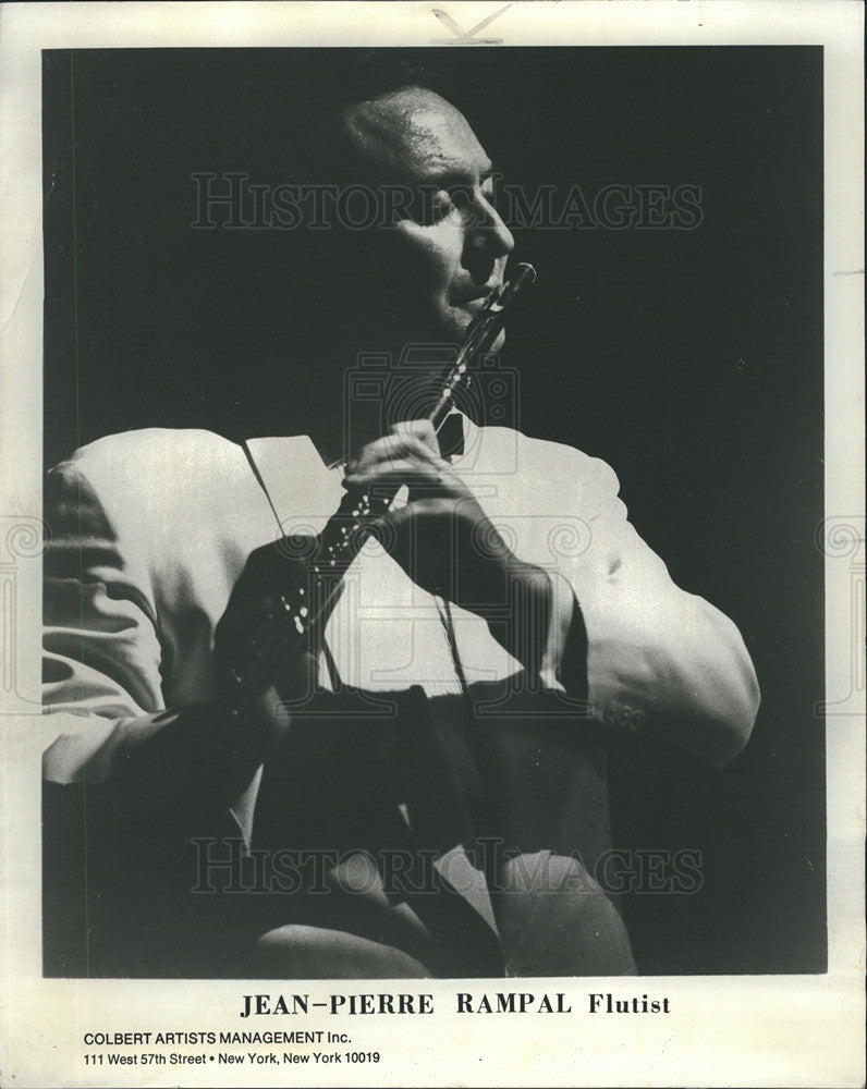 1974 Press Photo World-Famous Flutist Jean-Pierre Rampal - Historic Images