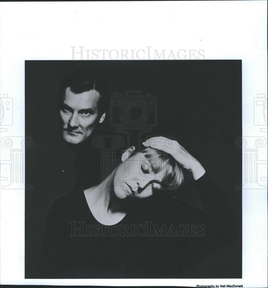 1994 Press Photo Mimes, T. Daniel and Laurie Willets - Historic Images