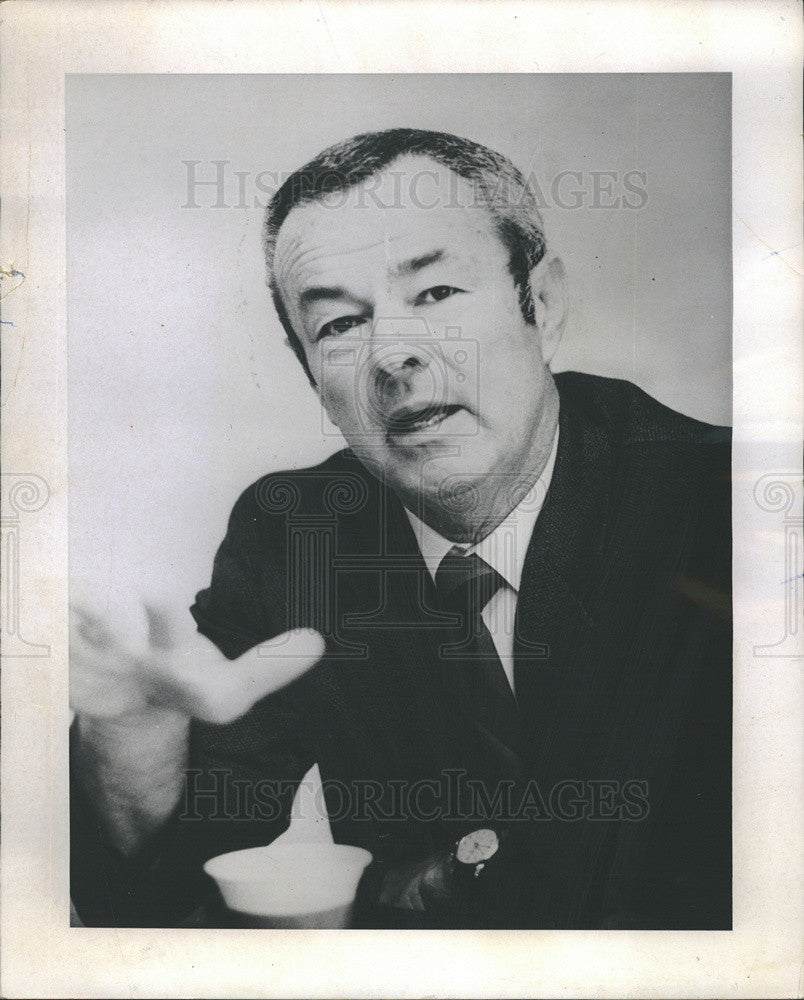 1972 Press Photo Harold Willens Businessmen&#39;s Educational Fund BEF Executive - Historic Images