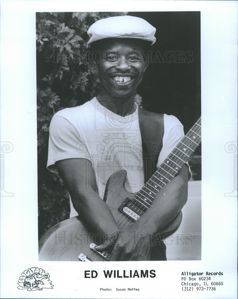 Press Photo Musician Ed Williams - Historic Images