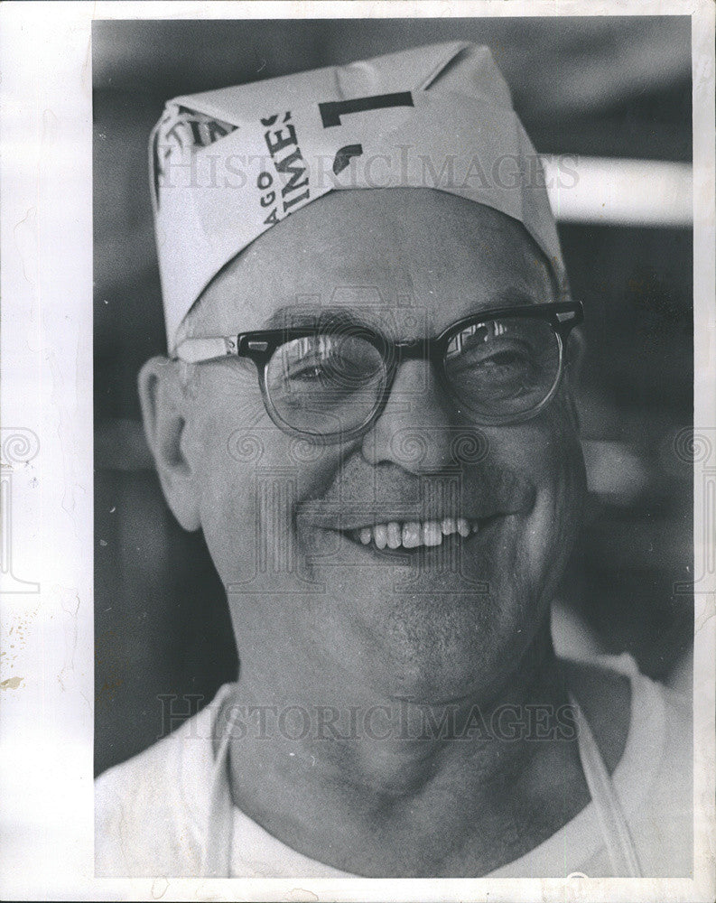1968 Press Photo of Harold Wendland, winner of Marshall Field Award. - Historic Images