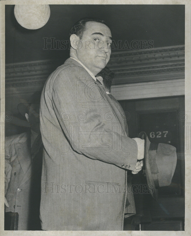 1950 Press Photo L. David Nathanson Sentenced on Defrauding People - Historic Images