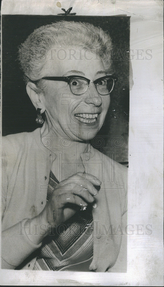 1955 Press Photo Marie Natvig Witness, Indicted on Turnabout Testimonies - Historic Images