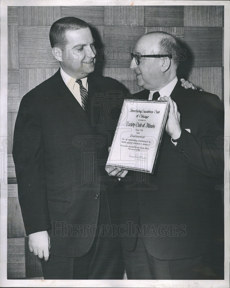 1961 Press Photo of Variety Club Honored. - Historic Images