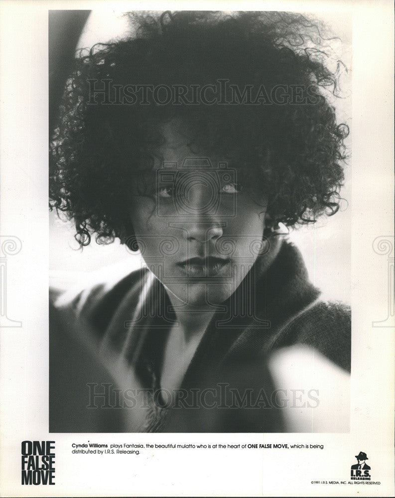 1992 Press Photo of Cynda Williams. American Actress - Historic Images