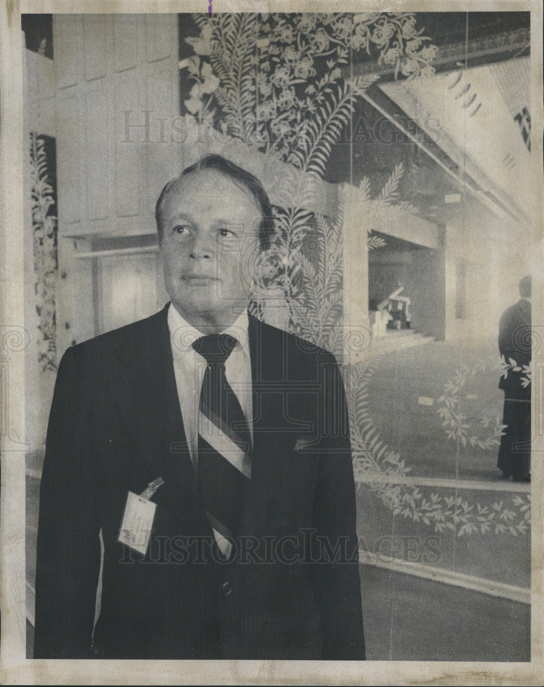 1975 Press Photo William Ebersol, Vice President and General Manager Ritz Hotel - Historic Images