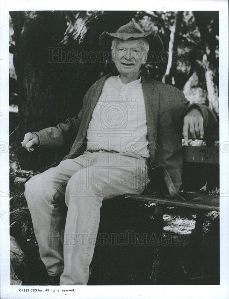 1993 Press Photo Buddy Ebsen in &quot;The Legend of the Beverly Hillbillies&quot; - Historic Images