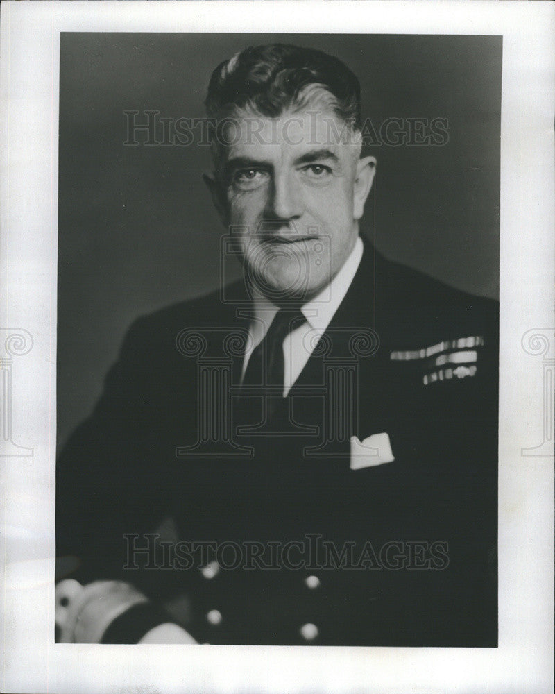 1955 Press Photo Britain Promotions Top Man Vice-Admiral Sir John A S E Eccles - Historic Images