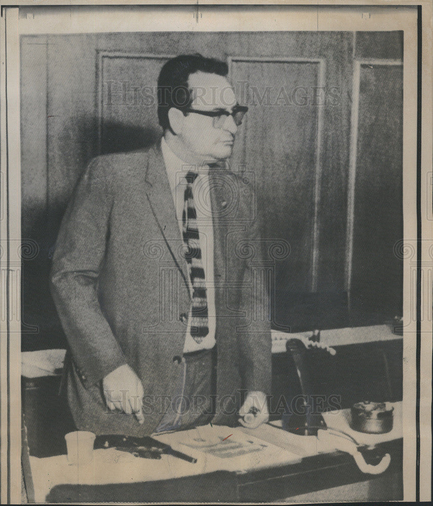 1966 Press Photo Congressman Ramon Echegaray - Historic Images