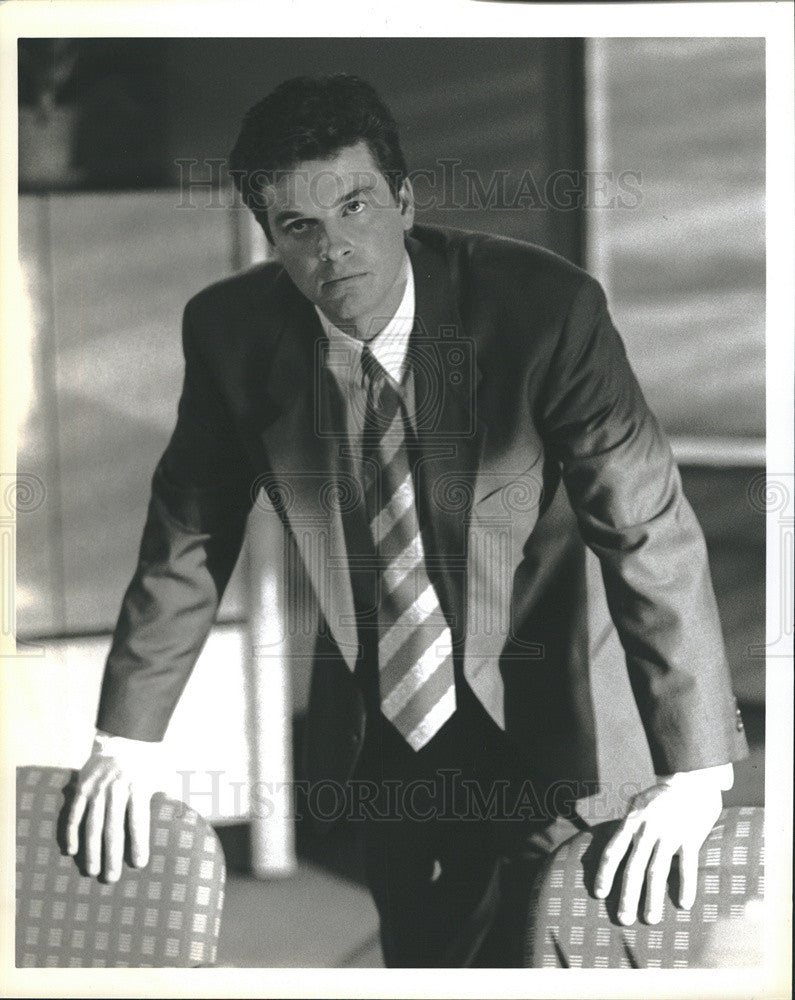 Press Photo Actor Steven Eckholdt  in &quot;L.A Law&quot;. - Historic Images