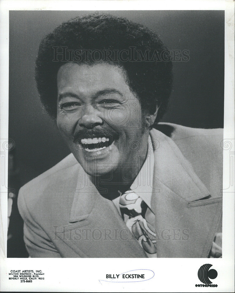 1974 Press Photo Billy Eckstine Singer - Historic Images