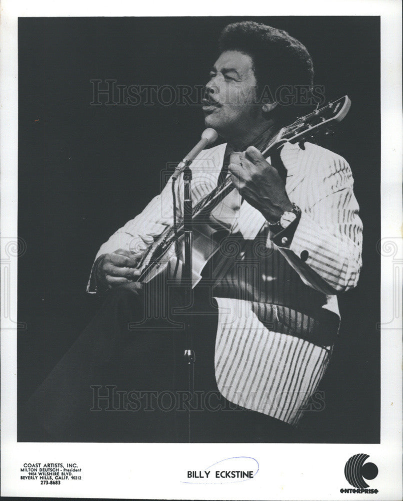 1974 Press Photo Musician Singer Billy Eckstine - Historic Images